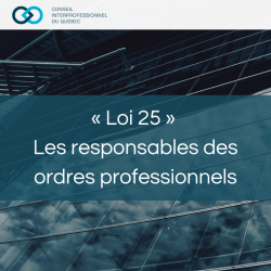 «Loi 25» Les responsables des ordres professionnels